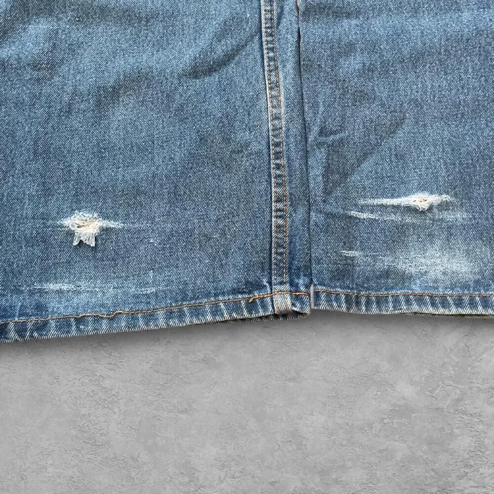 VTG Levi's 501 XX Mens Straight Leg Jeans 44x30 Made In USA Button Fly Y2K
